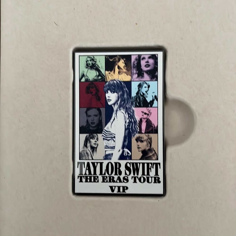 Taylor Swift Eras Tour VIP pin brand new in box!